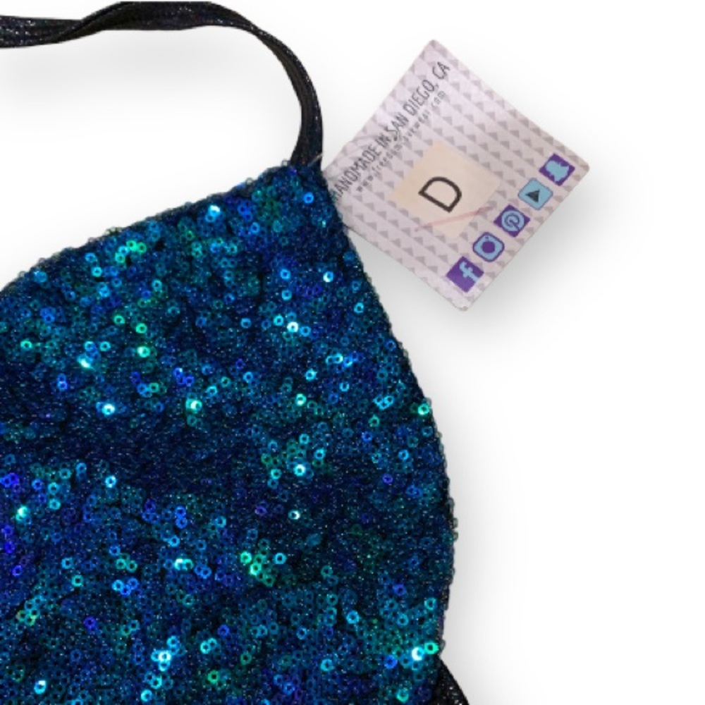 Freedom Rave Wear Sequin Top - Picture 2 of 5